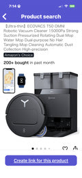 Robotic vacuum cleaner  https://www.amazon.co.jp/dp/B0FSL5MRPG/?tag=rjdador70stor-22