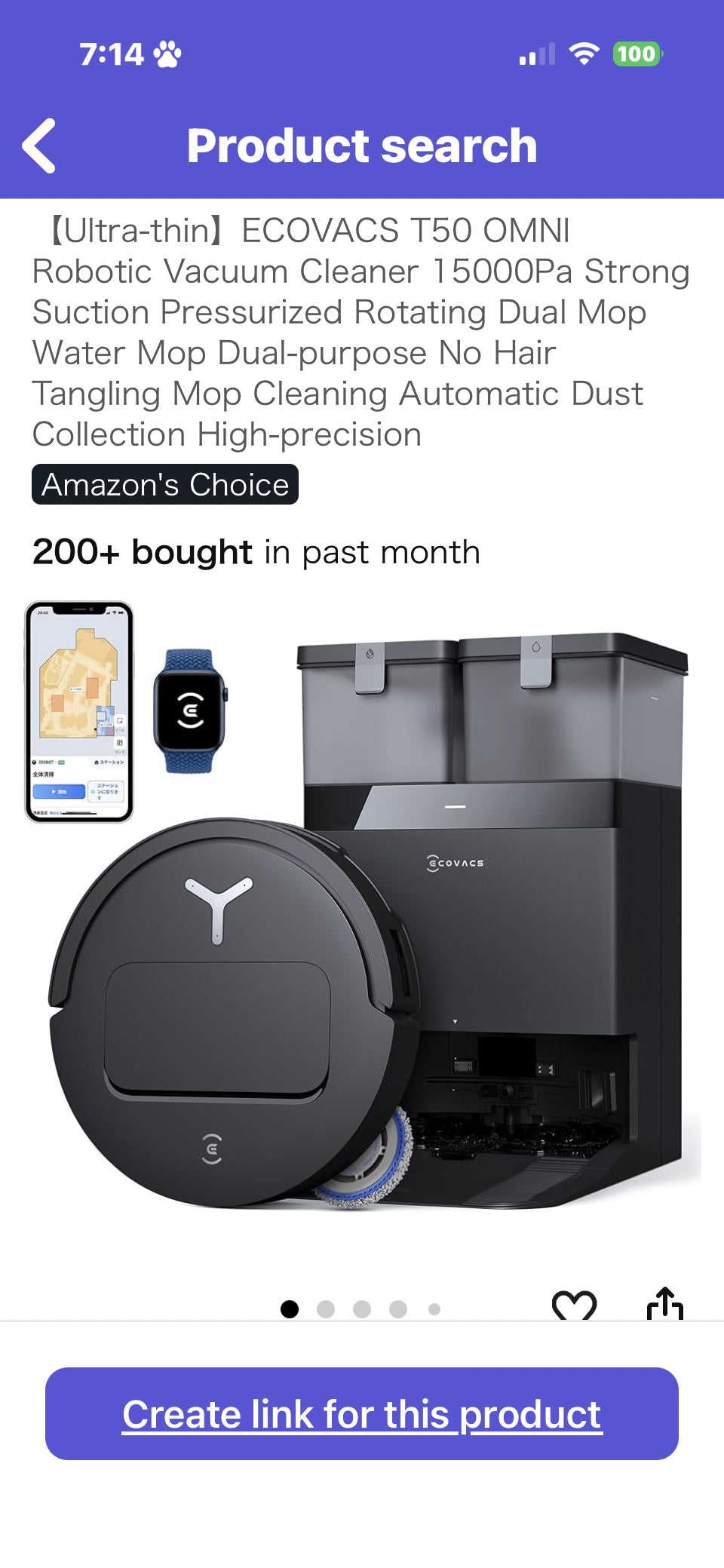 Robotic vacuum cleaner  https://www.amazon.co.jp/dp/B0FSL5MRPG/?tag=rjdador70stor-22