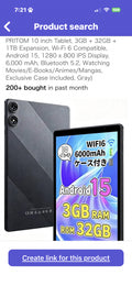 Pritom 10 inch tablet  https://www.amazon.co.jp/dp/B0FMHXT6Y6/?tag=rjdador70stor-22