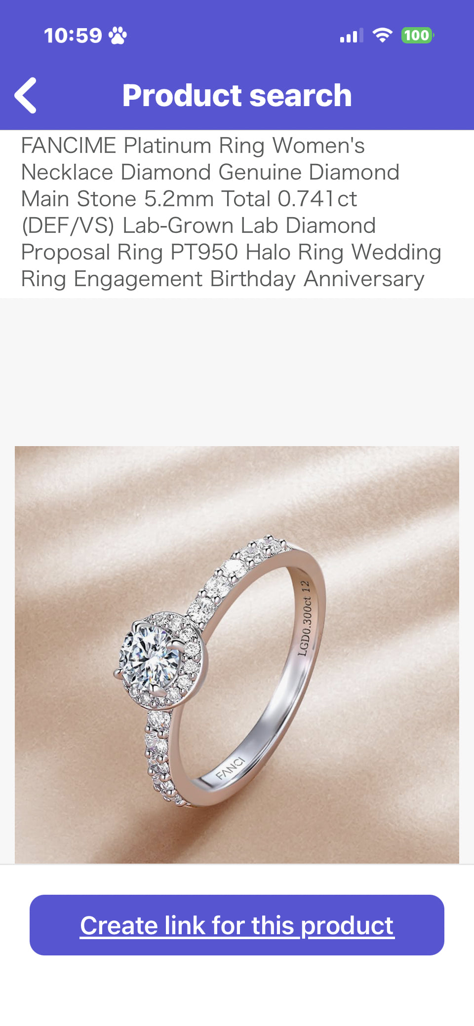 Women’s platinum diamond ring   https://www.amazon.co.jp/dp/B0DMWB9JQN/?tag=rjdador70stor-22