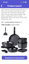 Ceramic coating frying pan set   https://www.amazon.co.jp/dp/B0FDK293MZ/?tag=rjdador70stor-22
