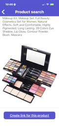 Women’s make up set    https://www.amazon.co.jp/dp/B09PBJFR2V/?tag=rjdador70stor-22