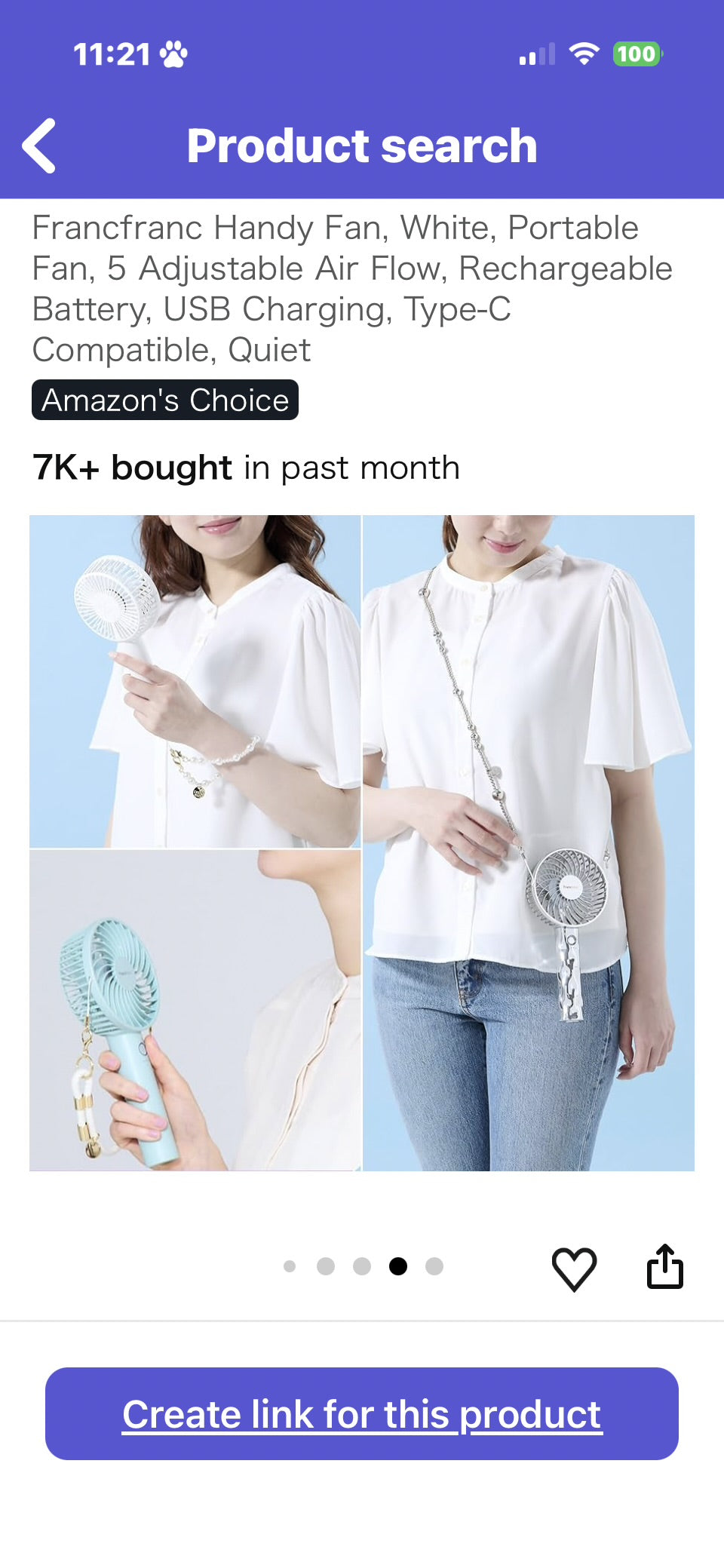 Portable handy fan  https://www.amazon.co.jp/dp/B0GRH68PFD/?tag=rjdador70stor-22